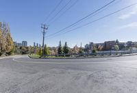 City Panorama in Canada: Clear Sky