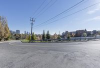 City Panorama in Canada: Clear Sky