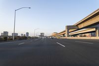 City Road Architecture at Dawn