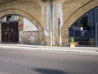 City Road with Asphalt Building in Berlin