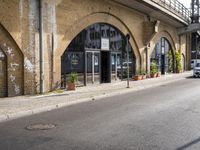 City Road with Asphalt Building in Berlin