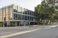 City Road with Asphalt in Urban Los Angeles