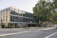 City Road with Asphalt in Urban Los Angeles