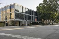 City Road with Asphalt in Urban Los Angeles