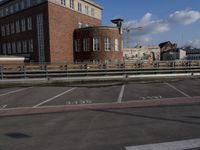 City Road with Asphalt and Parking in Berlin