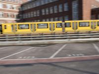 City Road with Asphalt and Parking in Berlin