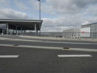 City Road with Asphalt, Parking Lane, and Bridge