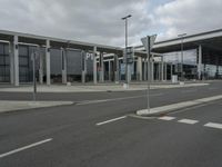 City Road with Asphalt, Parking Lane, and Bridge