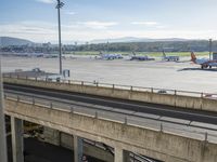 City Road with Asphalt Parking in Switzerland