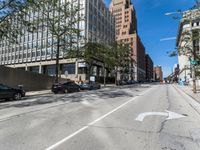 City Road with Asphalt in Wisconsin