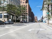 City Road with Asphalt in Wisconsin