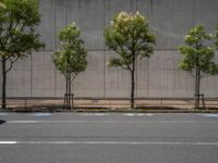 empty road with white lines on the streets of city area against cloudy blue sky on a sunny day