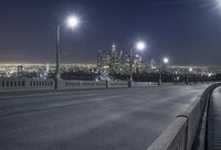 City Skyline at Night: Illuminated by Artificial Light