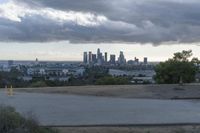 City Skyline Overlooking Water