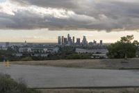 City Skyline Overlooking Water