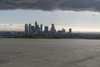 City Skyline Overlooking Water: A Stunning View