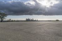 City Skyline Overlooking Water: A Stunning View