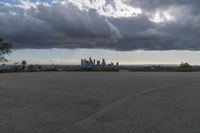 City Skyline Overlooking Water: A Stunning View
