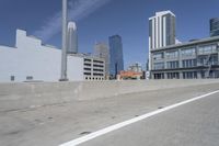 City Skyline with Skyscrapers and Clear Sky