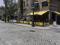 City Street: Asphalt and Buildings