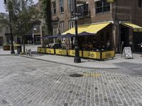 City Street: Asphalt and Buildings