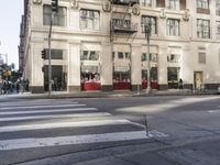 City Street with Classic and Modern Architecture