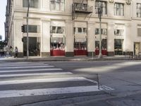 City Street with Classic and Modern Architecture 004