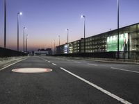 City Street at Dawn in Residential Area 003