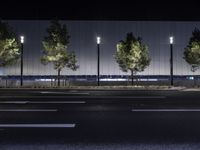 City Street Light at Midnight: Illuminating the Urban Landscape