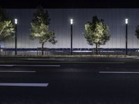 City Street Light at Midnight: Illuminating the Urban Landscape