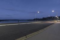 City Street Light at Night: A View of the Horizon