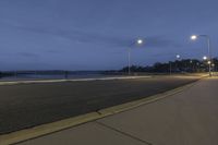 City Street Light at Night: A View of the Horizon