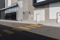 City Street in Markham, Canada: Asphalt and Concrete