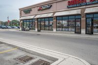 City Street with Towering Buildings