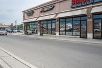 City Street with Towering Buildings