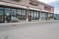 City Street: Urban Building During the Day