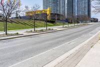 City Street with Urban Design in Toronto