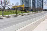 City Street with Urban Design in Toronto