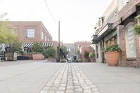 City Streets: Low Concrete Buildings