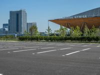 City Urban Landscape: A Clear Sky Day