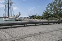 City Waterfront Boardwalk: A Daytime Stroll