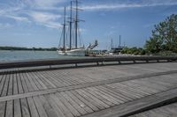 City Waterfront Boardwalk: A Daytime Stroll
