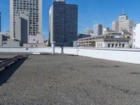 Cityscape of San Francisco: Asphalt and Parking Garages