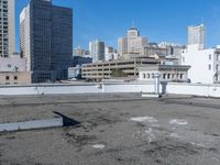 Cityscape of San Francisco: Asphalt and Parking Garages