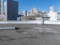 Cityscape of San Francisco: Asphalt and Parking Garages