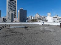 Cityscape of San Francisco: Asphalt and Parking Garages