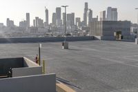 Cityscape at Dawn: Skyscrapers in the Metropolitan Area