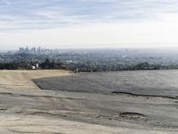 Cityscape Beach View Overlooking the Ocean