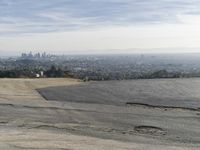 Cityscape Beach View Overlooking the Ocean