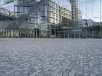 Cityscape of Berlin: A Cobblestone Road